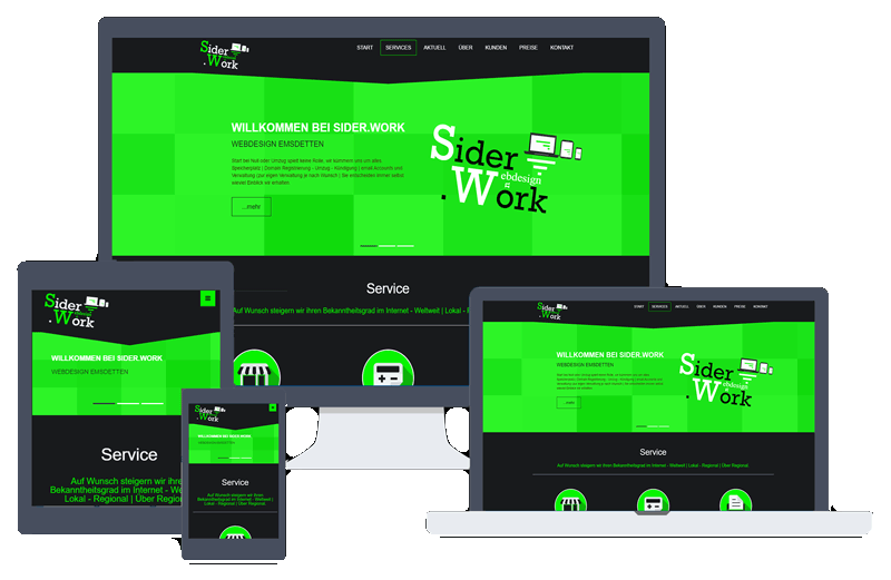 sider.work responive show all displays